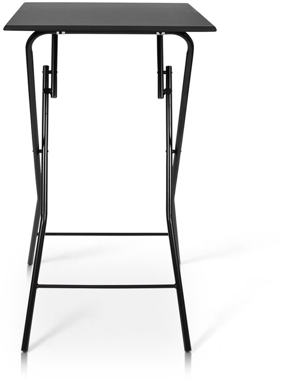 Milton & Oldbrook Statafel Inklapbaar 60 x 60 cm Murcia Zwart van Milton & Oldbrook — afbeelding 4