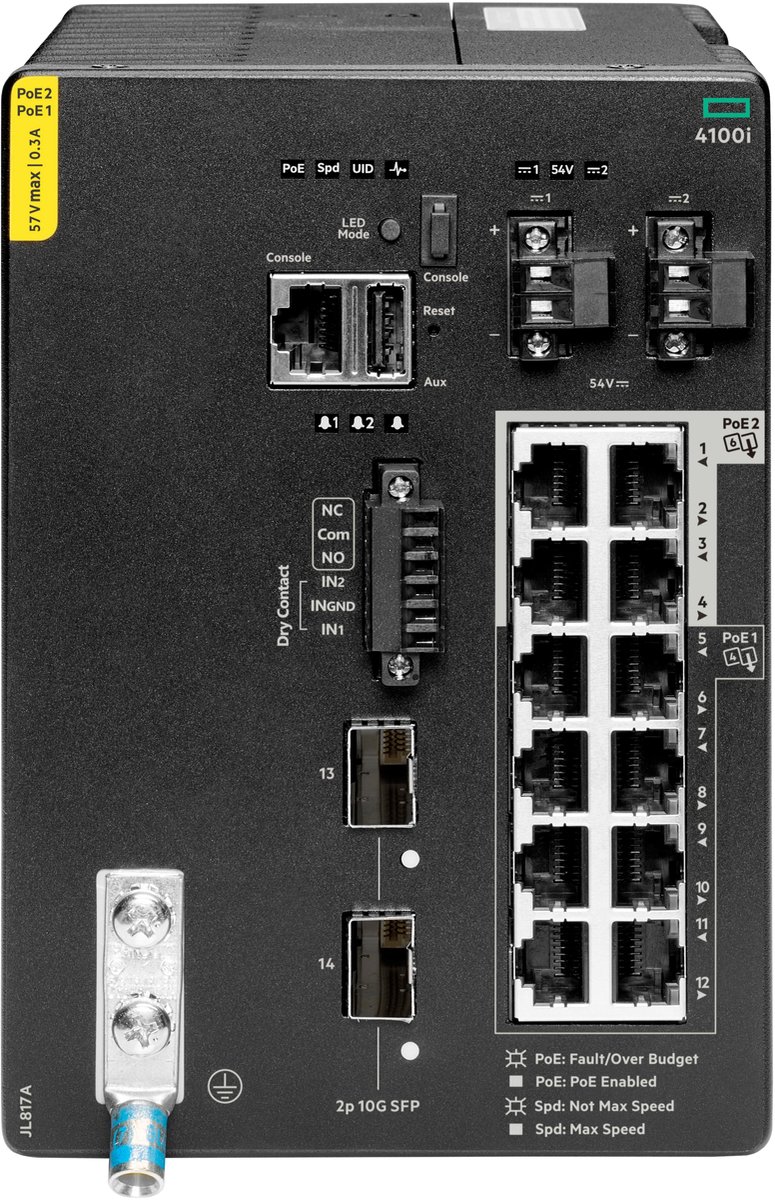 HPE Aruba 4100i - switch - 12 porte