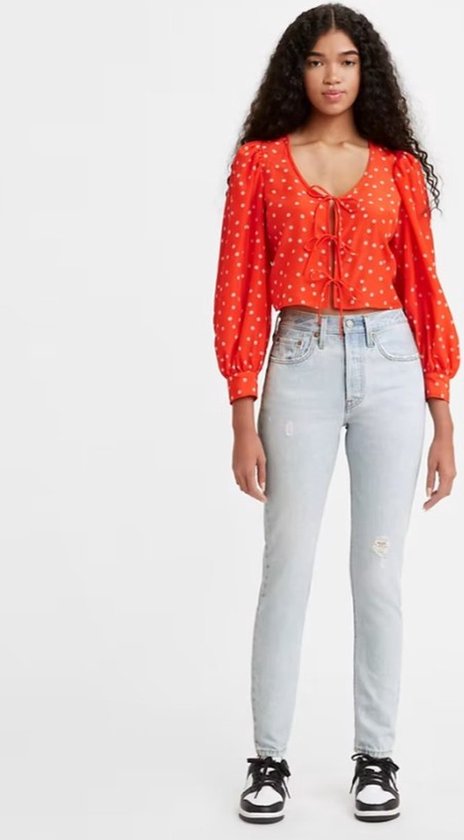 Levis Jeans 501® SKINNY JEANS - Pantalon femme - Ojaj Snow - Blauw - W27 L30