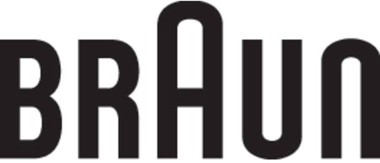 Braun logo in zwart.