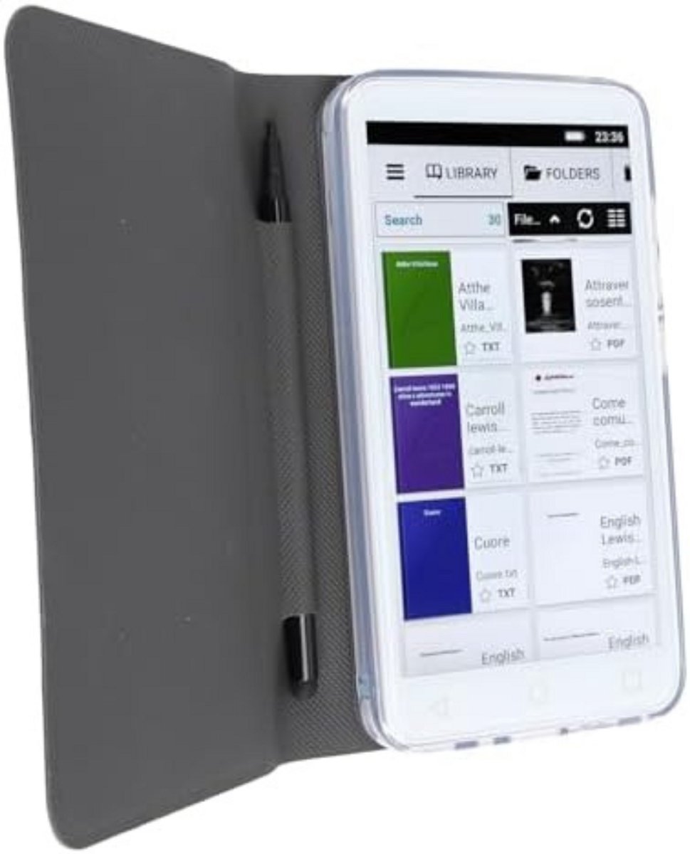 E-Reader - E-Book Reader - Draagbare Lezer - Touchscreen E-Reader - Kleurenscherm E-Reader - Oogvriendelijk Lezen - E-Reader Met Stylus - E-Reader Met Muziekfunctie - 5 Inch - 16GB - WiFi Bluetooth FM - Met Accessoires - Zwart - E-Reader - €224,95