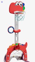Basketbalkorf voor kinderen, in hoogte verstelbaar van 70-138 cm, voor