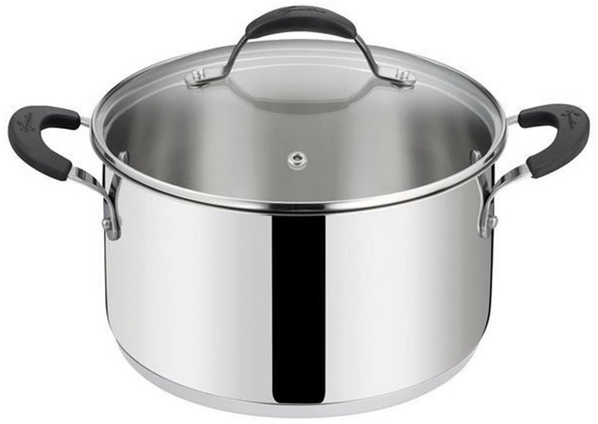 Roestvrijstalen kookpot van 20 cm + deksel - lagostina - 12896031620