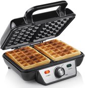 Tristar WF-2195 - Waffel ijzer 1000W - 2 wafels - Anti aanbaklaag - PFAS-vrij