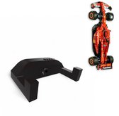 MIAM. Support mural pour LEGO Ferrari F1 - Support mural pour voiture LEGO Technic - Ferrari F1 - Support Lego pour modèles de voitures - Lego Formule 1 - Zwart