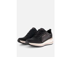 Skechers BILLION 2 - FINE SHINE Dames Sneakers - Zwart