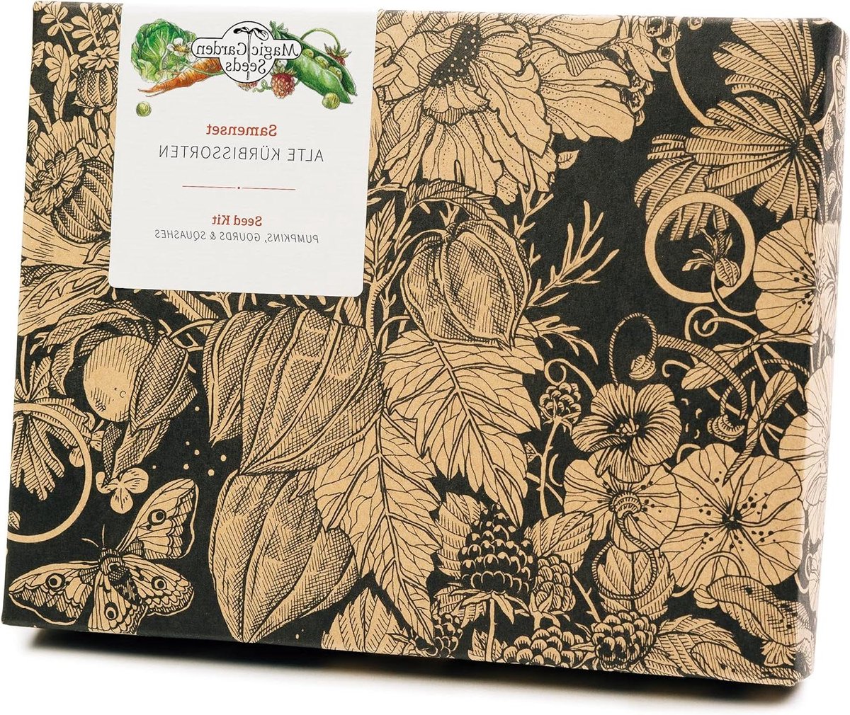 Pompoensoorten - Oude zaad-cadeau set met 5 smakelijke & decoratieve variëteiten