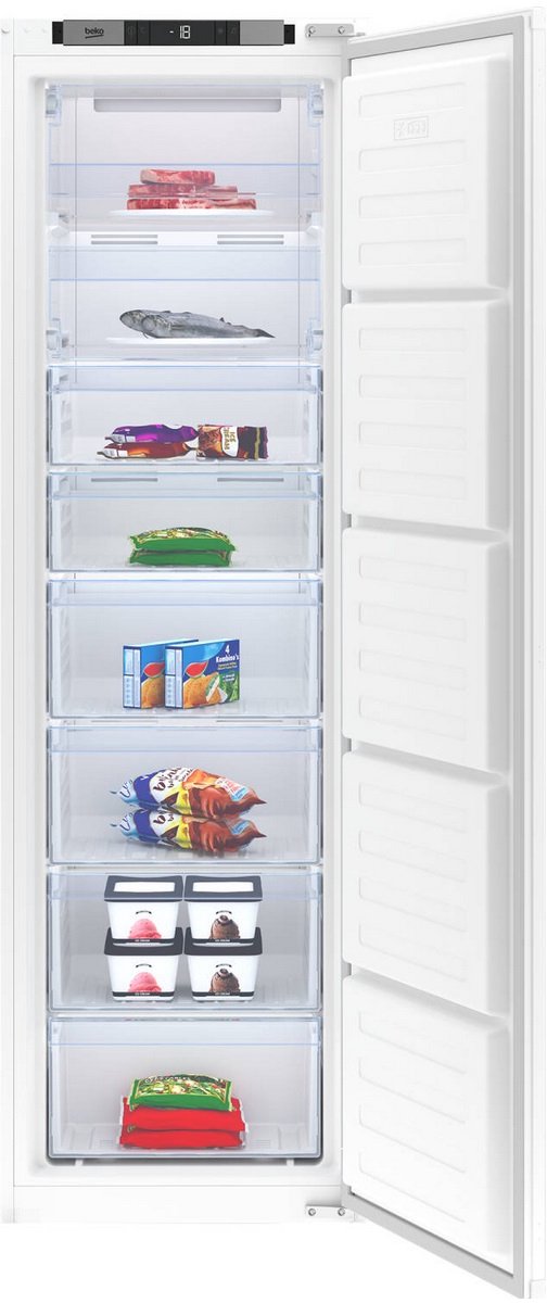 BEKO BFNA247E40SN Inbouwvriezer -E- Sleepdeur-178 cm