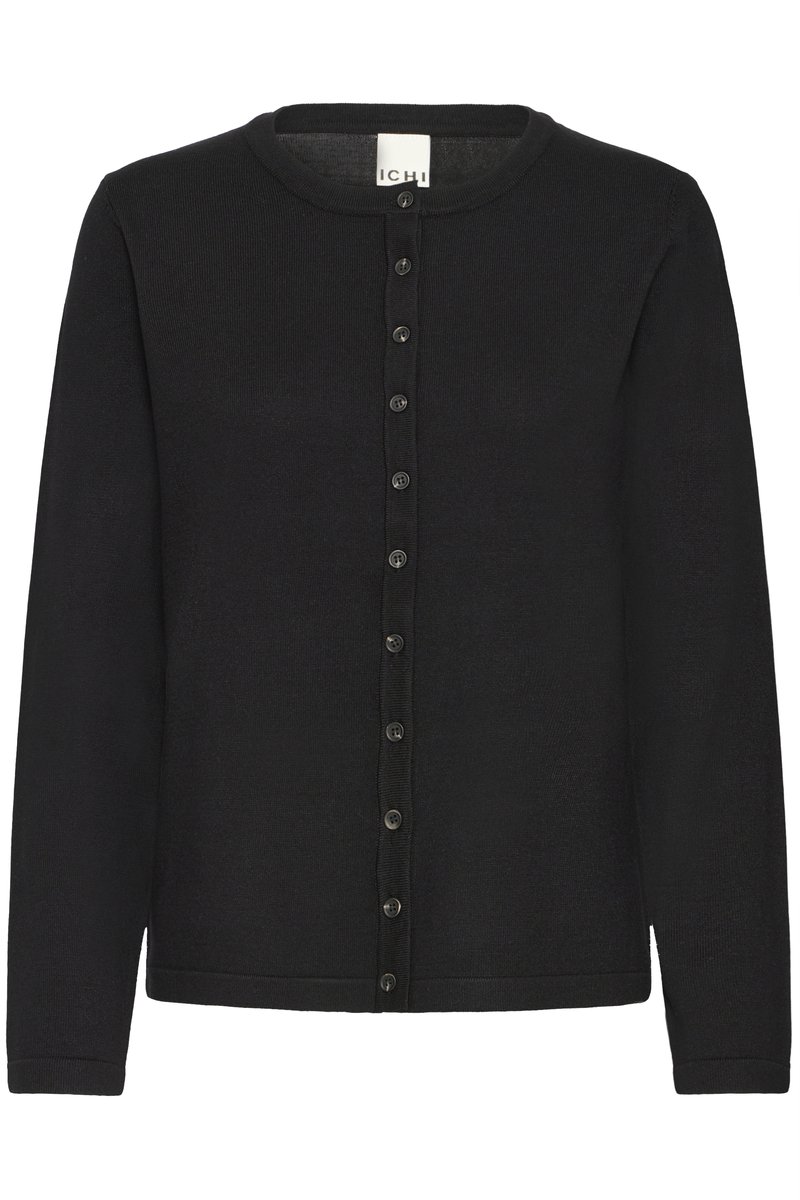 Ichi IHLULS O-NECK CA Dames Vest - Black