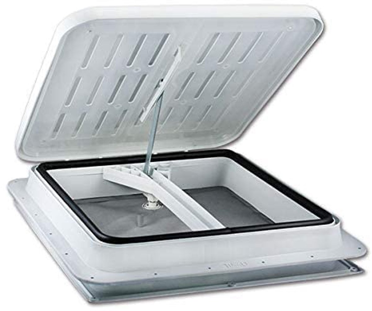 Dakraam 40x40 met zwengel - ideaal voor caravans - efficiënte ventilatie