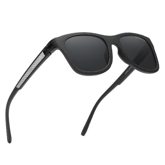 KINGSEVEN Zonnebril 745 - Zwart-Grijs – Heren - Vrouwen - Gepolariseerd - UV400 - Sportief