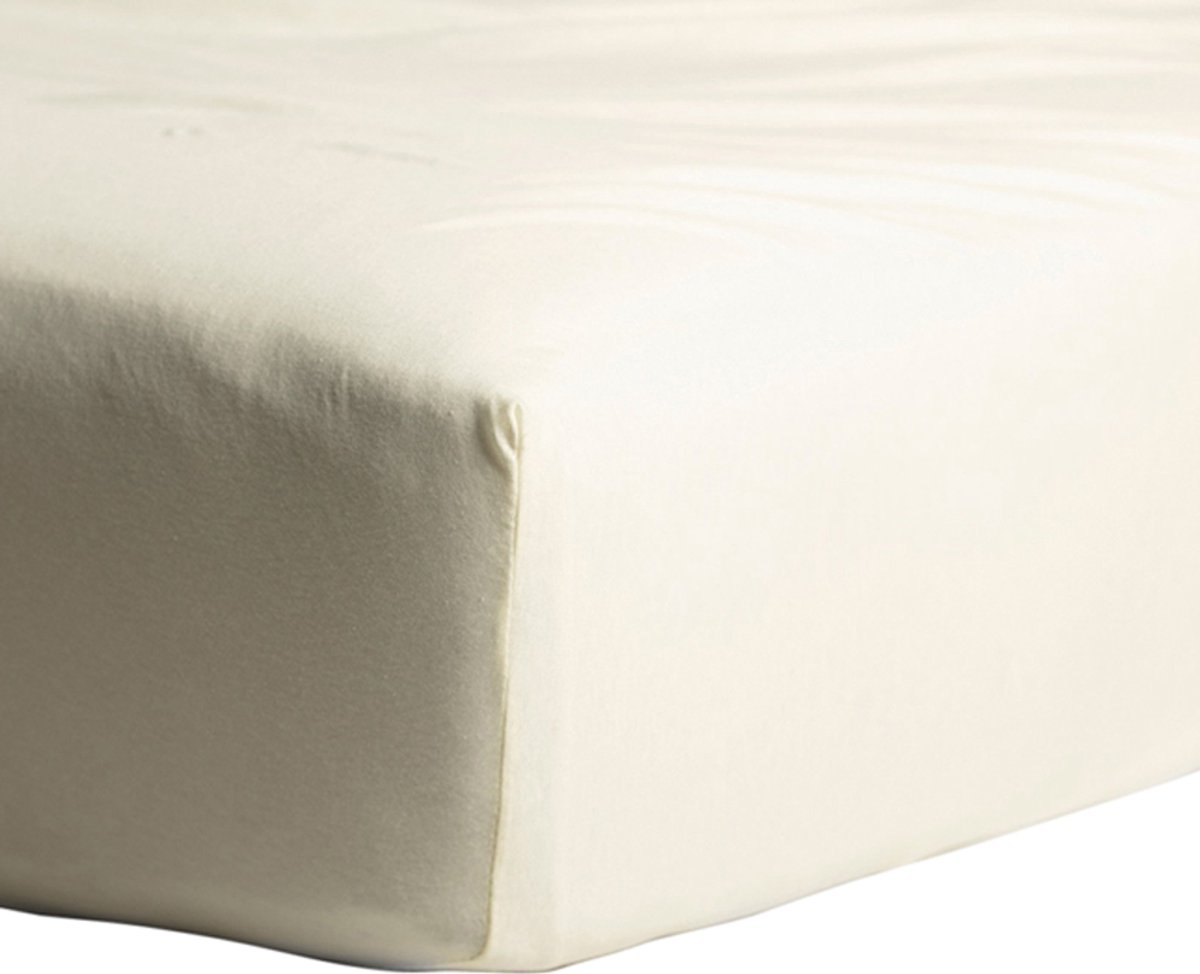 Cinderella Hoeslaken (tot 25 cm) - Double Jersey - 80/90x210/220 & 100x200 - Ivoor Ivoorwit