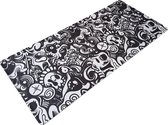 Muismat xxl - Doodle Apocalypse - Gaming - 900 x 400 x 3 mm - Antislip