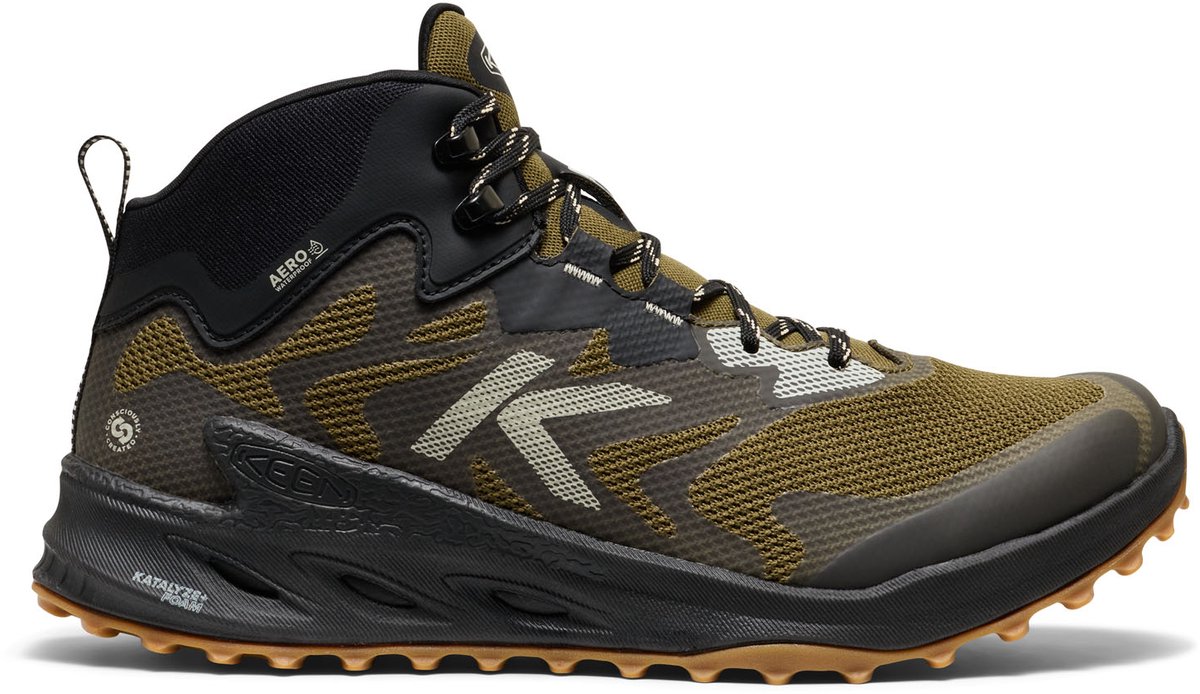 Keen Zionic NXT Mid Heren Wandelschoenen Dark Groen