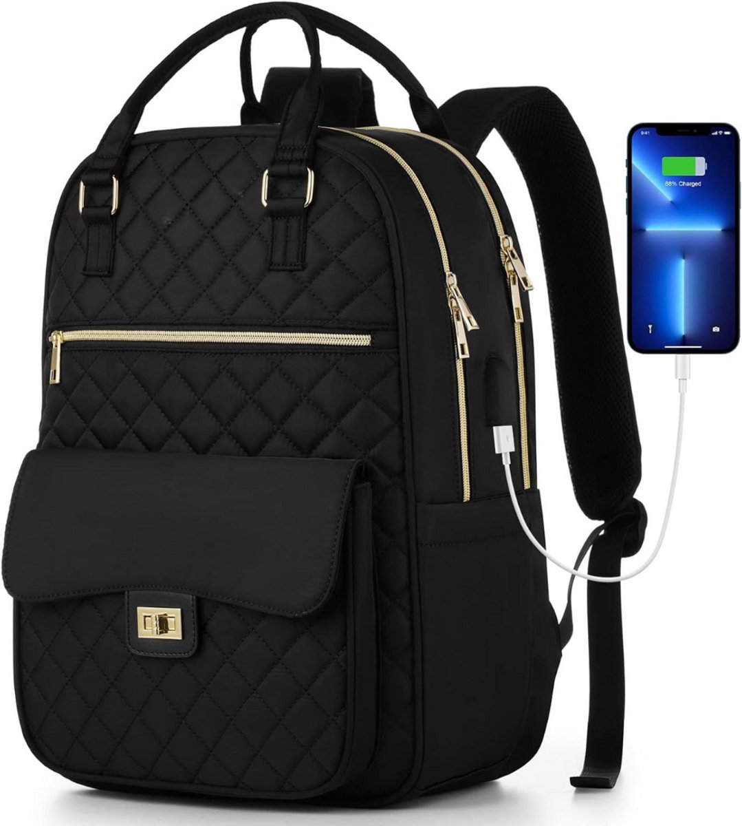 Lexium laptoptas - laptoptas dames - rugzak dames