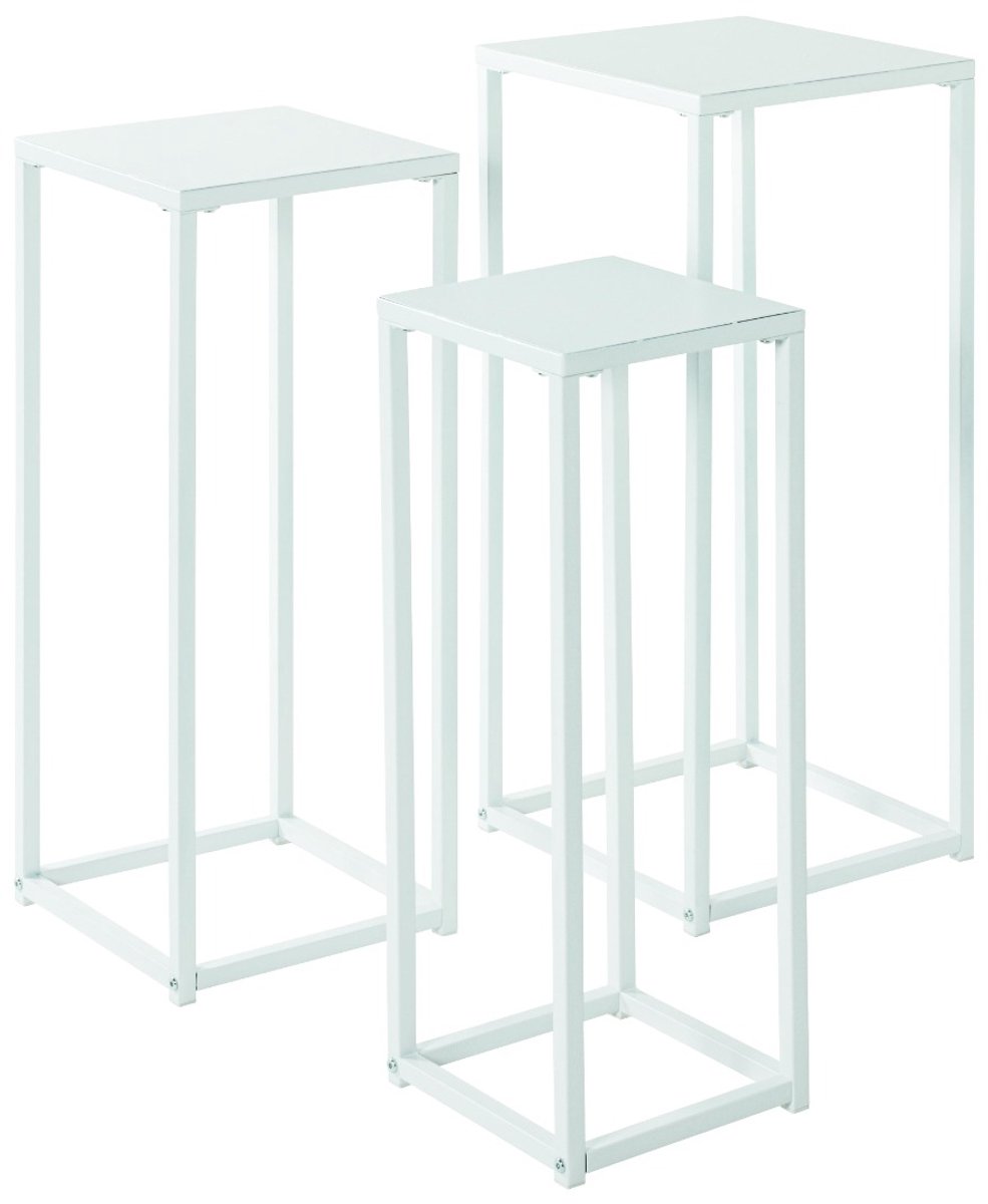 Plantenbak – Wit stalen frame – Metalen planken – Gepoedercoat staal – Modern en roestwerend ontwerp