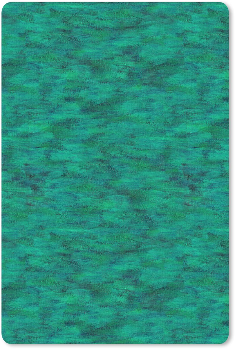 Muismat 18x27 cm - Mousepad Vloeiend - Olie - Texturen - Groen - Muismatten