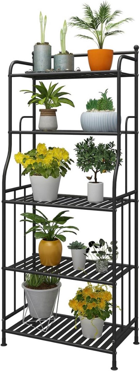 Plantentafel - Plantenrek Buiten - Plantensteun - Plantenstandaard - Metaal