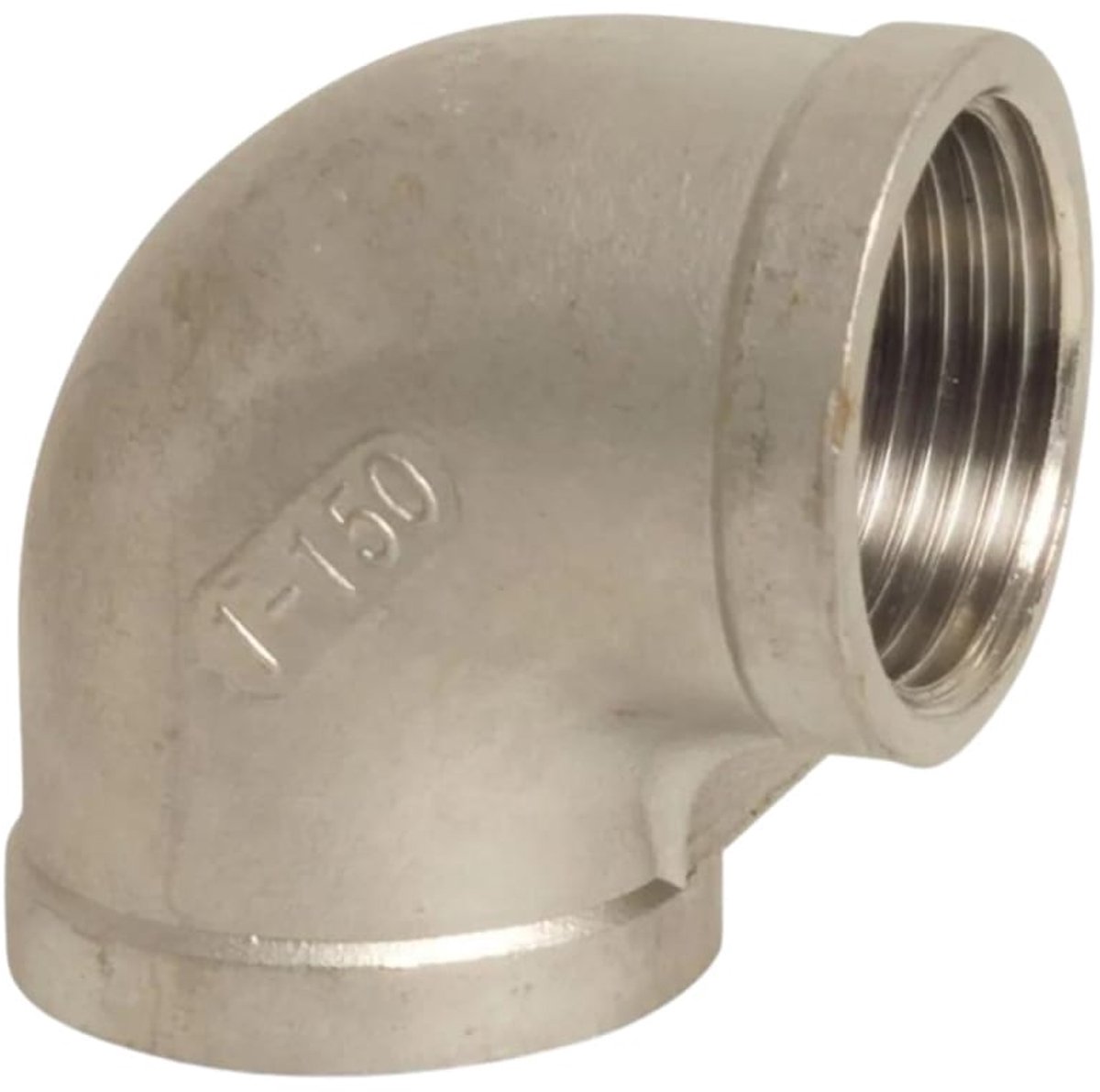 RVS Winkel 90 Graden, 3/8" Binnendraad, V4A