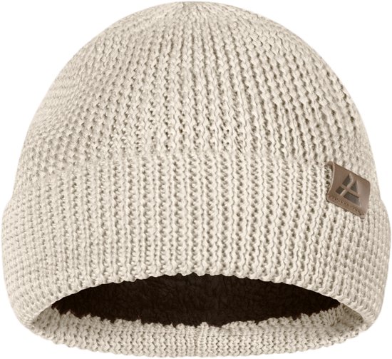 Bonnet DANISH ENDURANCE en Laine Mérinos - Doublure Intérieure Polaire - Ultra Chaud - Wit