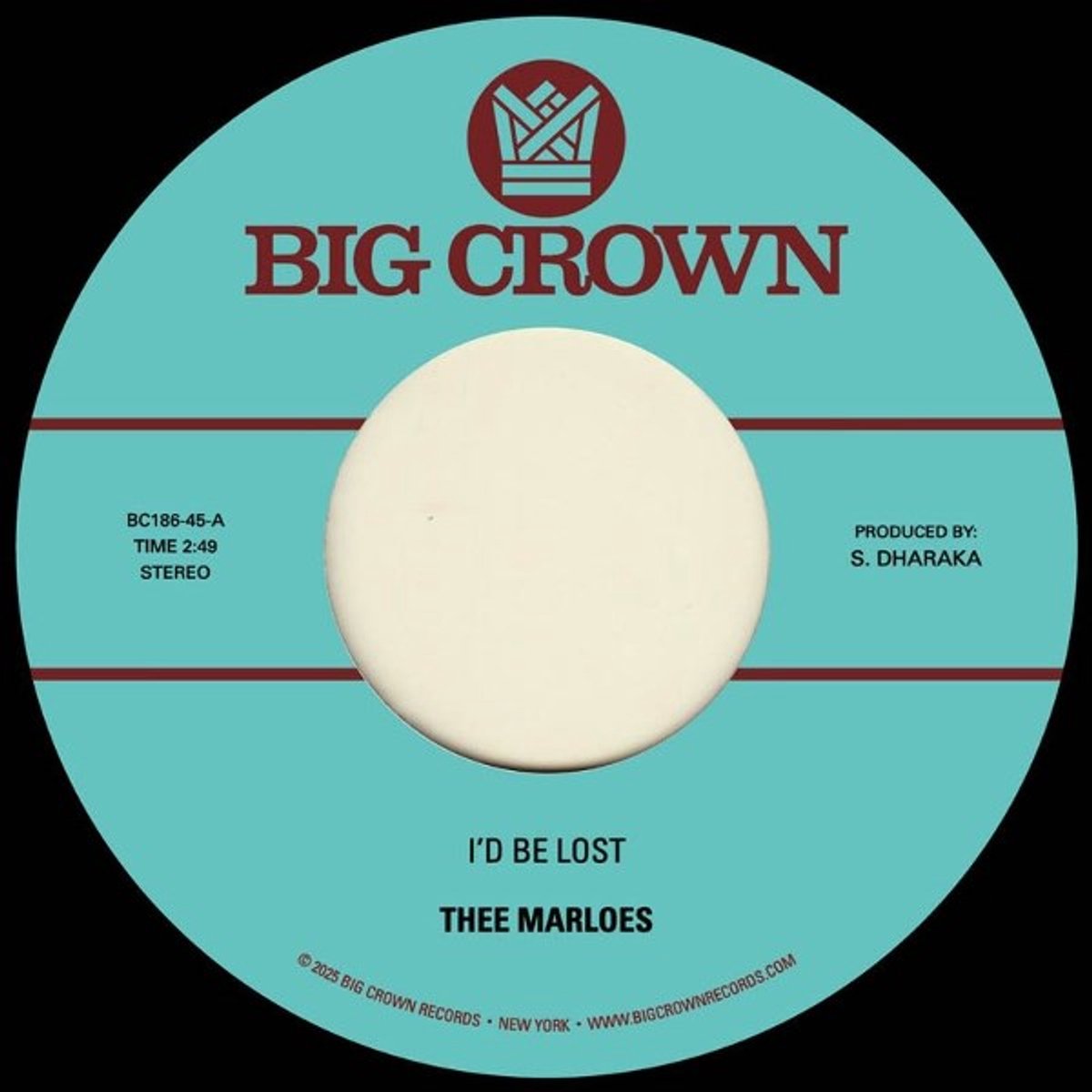 Thee Marloes - I'd Be Lost (7" Single)