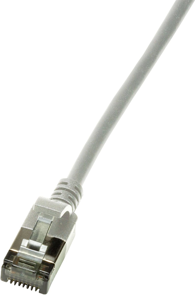CAT6a U/FTP Ultraflex, 100% koper, grijs, 2M - Netwerkkabel - Computerkabel - Kabel