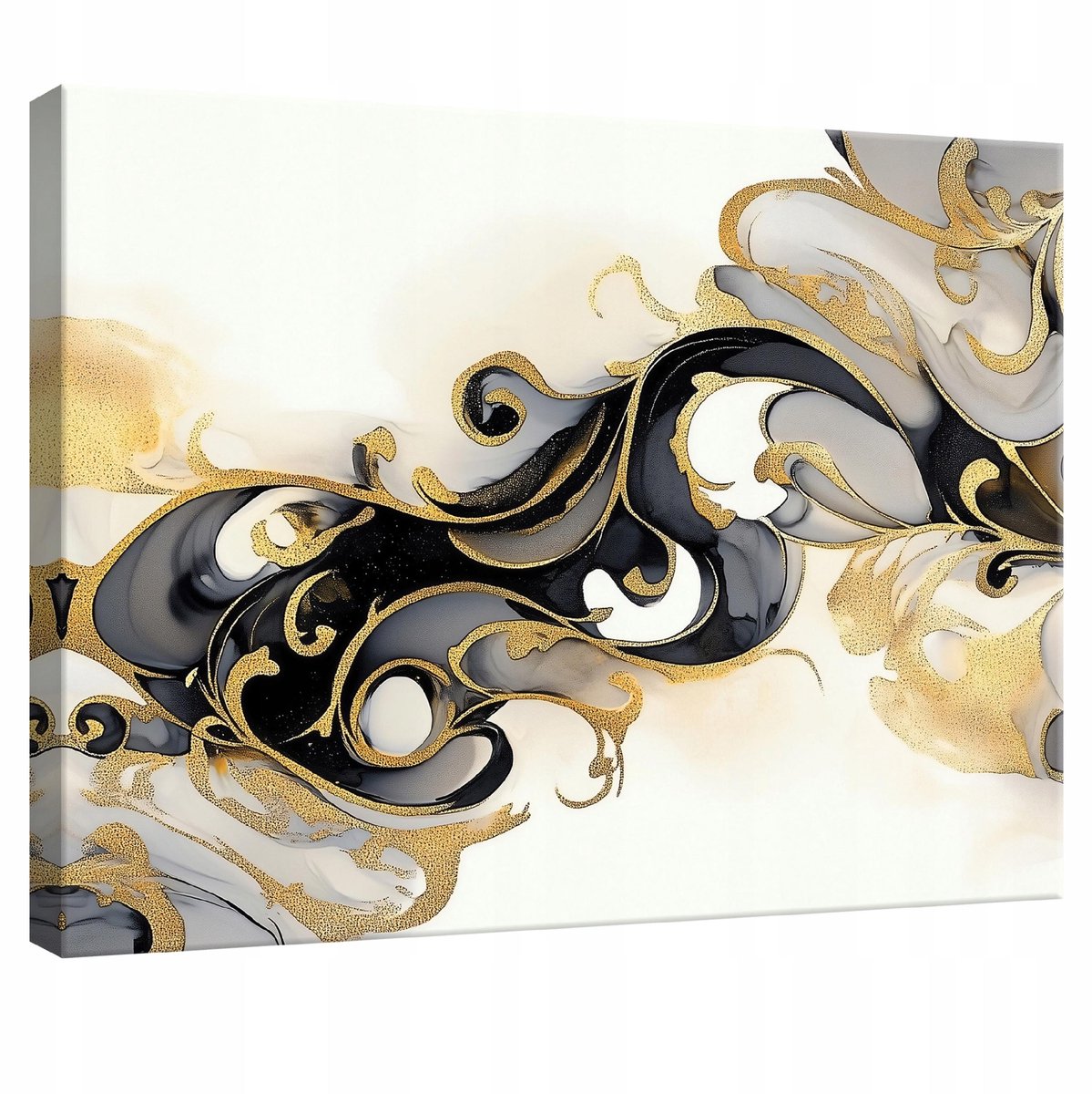 WALLARENA Canvas schilderij - 40x30 cm - abstract glamour voor slaapkamer, salon, keuken multikleurig