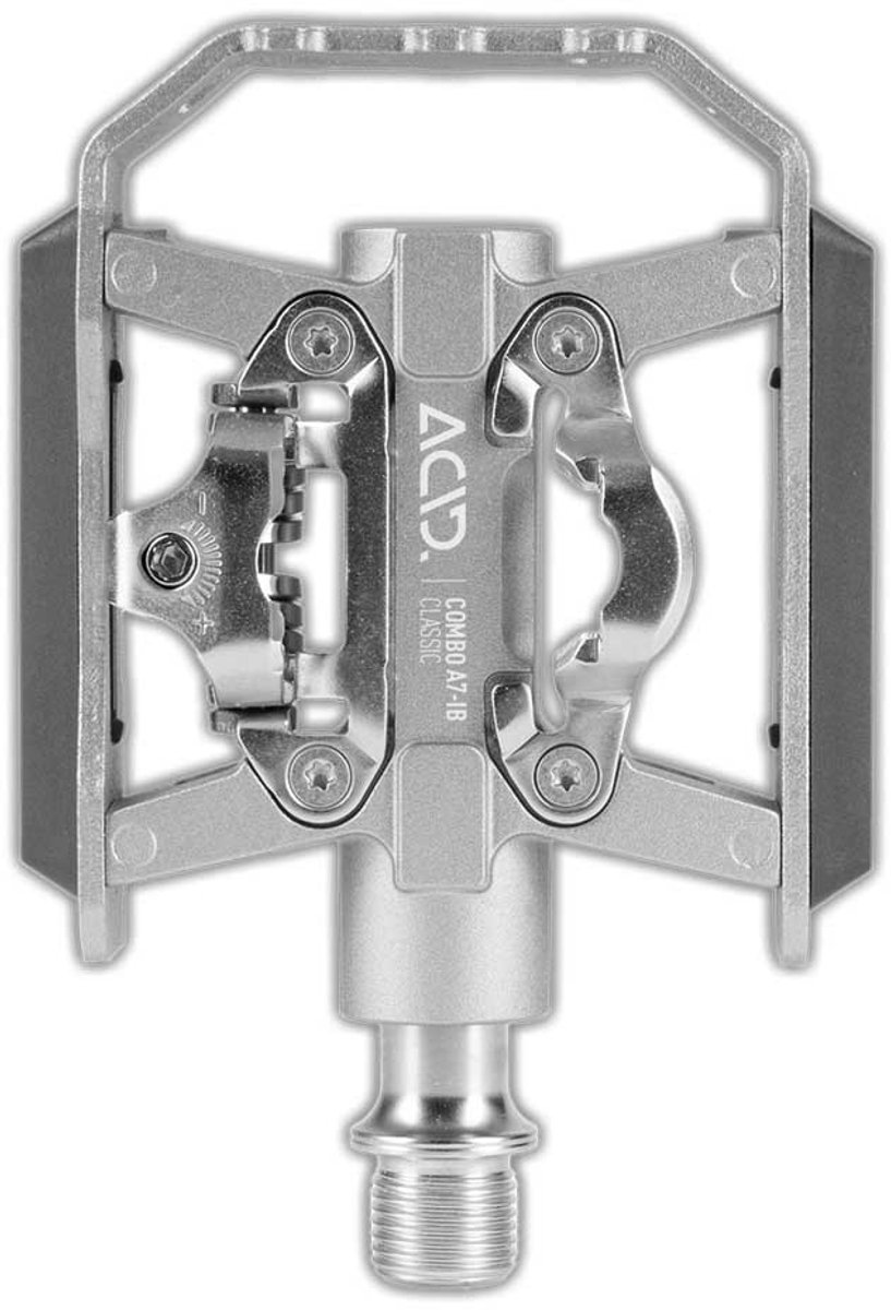 ACID PEDALS COMBO A7-IB CLASSIC SILVER