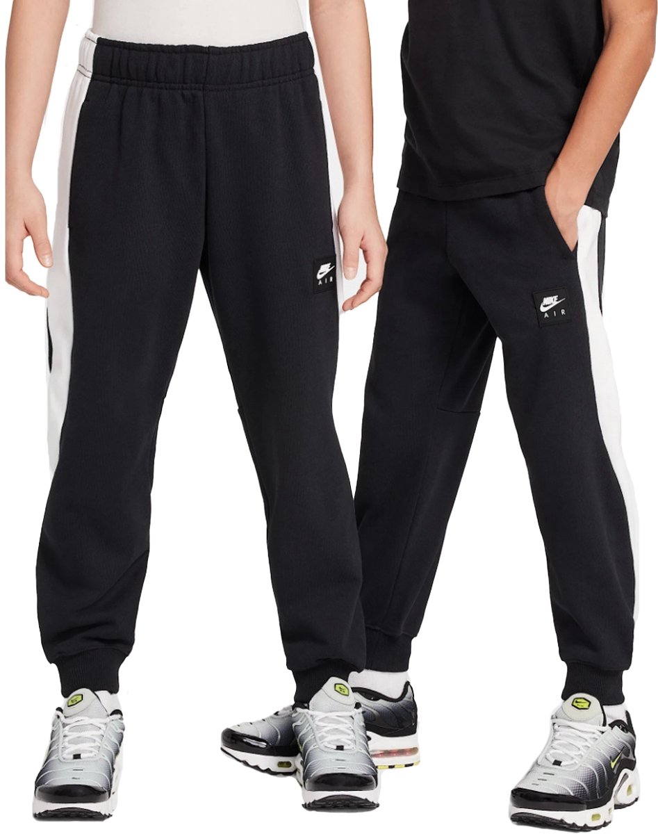 Nike air fleece joggingbroek in de kleur . Zwart