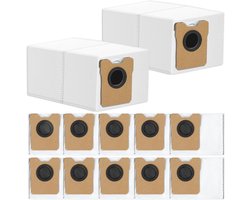 12 stuks stofzakken voor Eufy Omni C20 stofzuiger, reserveaccessoirezak, grote capaciteit