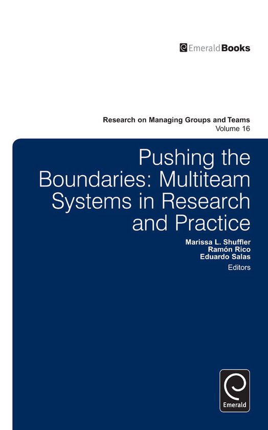 Research on Managing Groups and Teams 16 - Pushing the Bound ... - cover