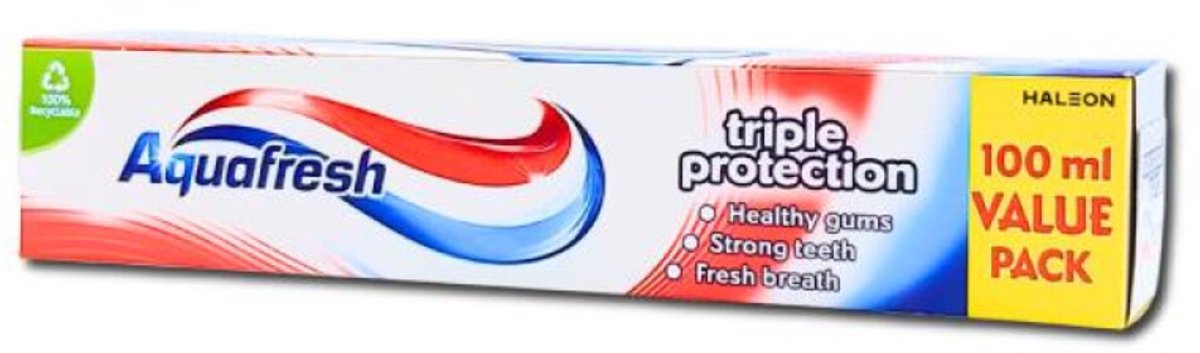 Aquafresh Tandpasta Triple Protection - 6 x 100 ml - Voordeelverpakking