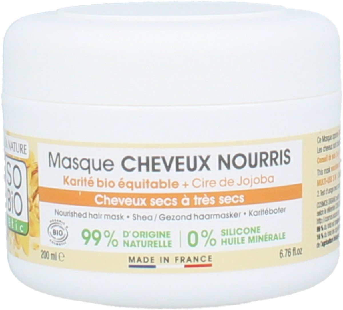 So Bio Etic Hairmask nourishing shea butter bio 200 Milliliter