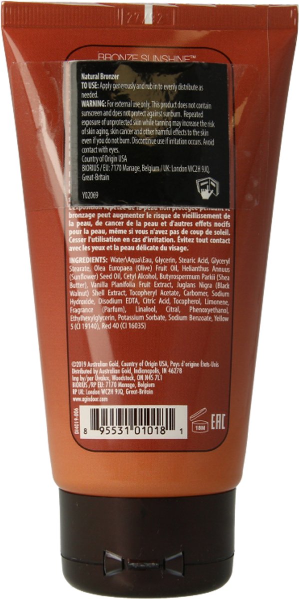 Bronze Sunshine - 130 ml - natuurlijke zelfbruiner lotion – foto 4