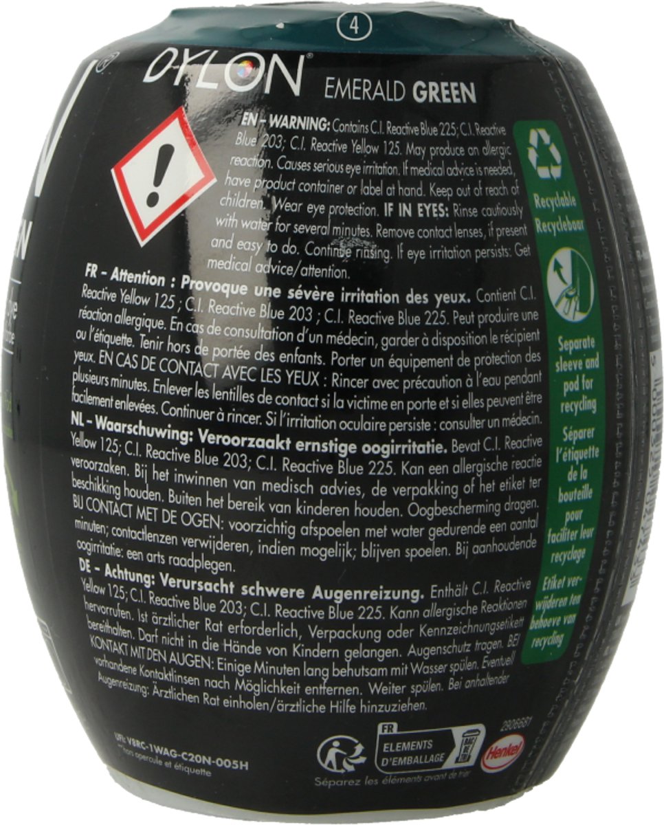 DYLON Textielverf Wasmachine Pods - Emerald Green - 350g — afbeelding 7