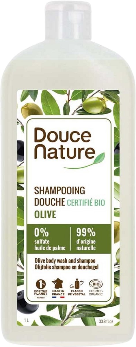Douce Nature Douchegel & shampoo olijf 1 Liter