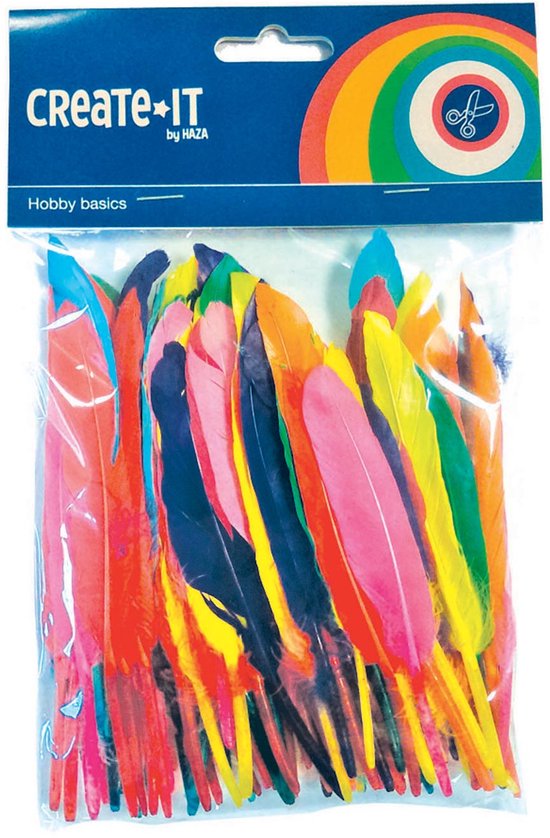 Barbe Blanche - Plumes artisanales - 12cm - 100pcs.