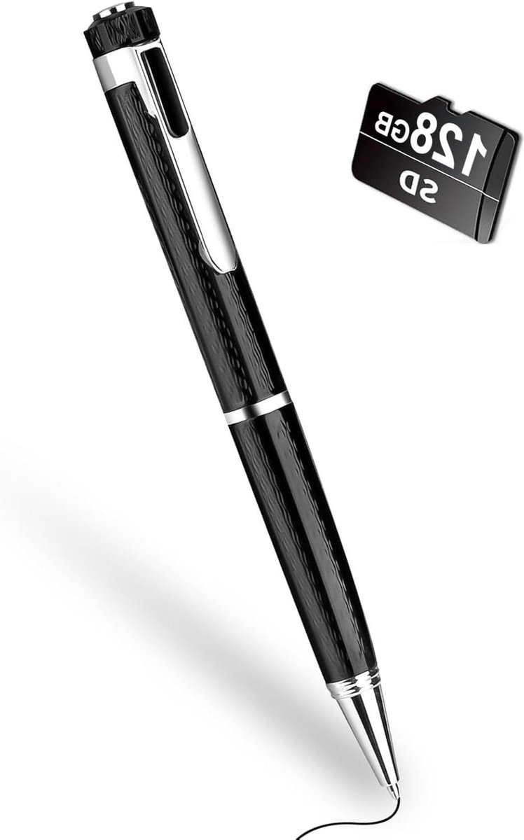 JGS Premium - Digitaal dicteerapparaat met 128 GB opnamemogelijkheid voor lezingen en interviews.