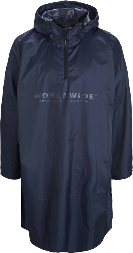 Jack & Jones Solar Poncho Regenjas Blauw M Man