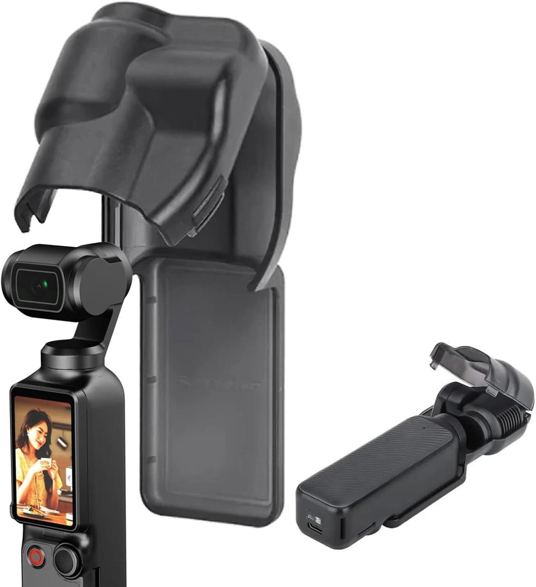 JGS Premium - Accessoires voor Osmo Pocket 3: Beschermende Afdekking om Krassen en Botsingen te Voorkomen - Compatibel met DJI Osmo Pocket 3 - Geschikt voor Osmo-Bags-3-Modellen