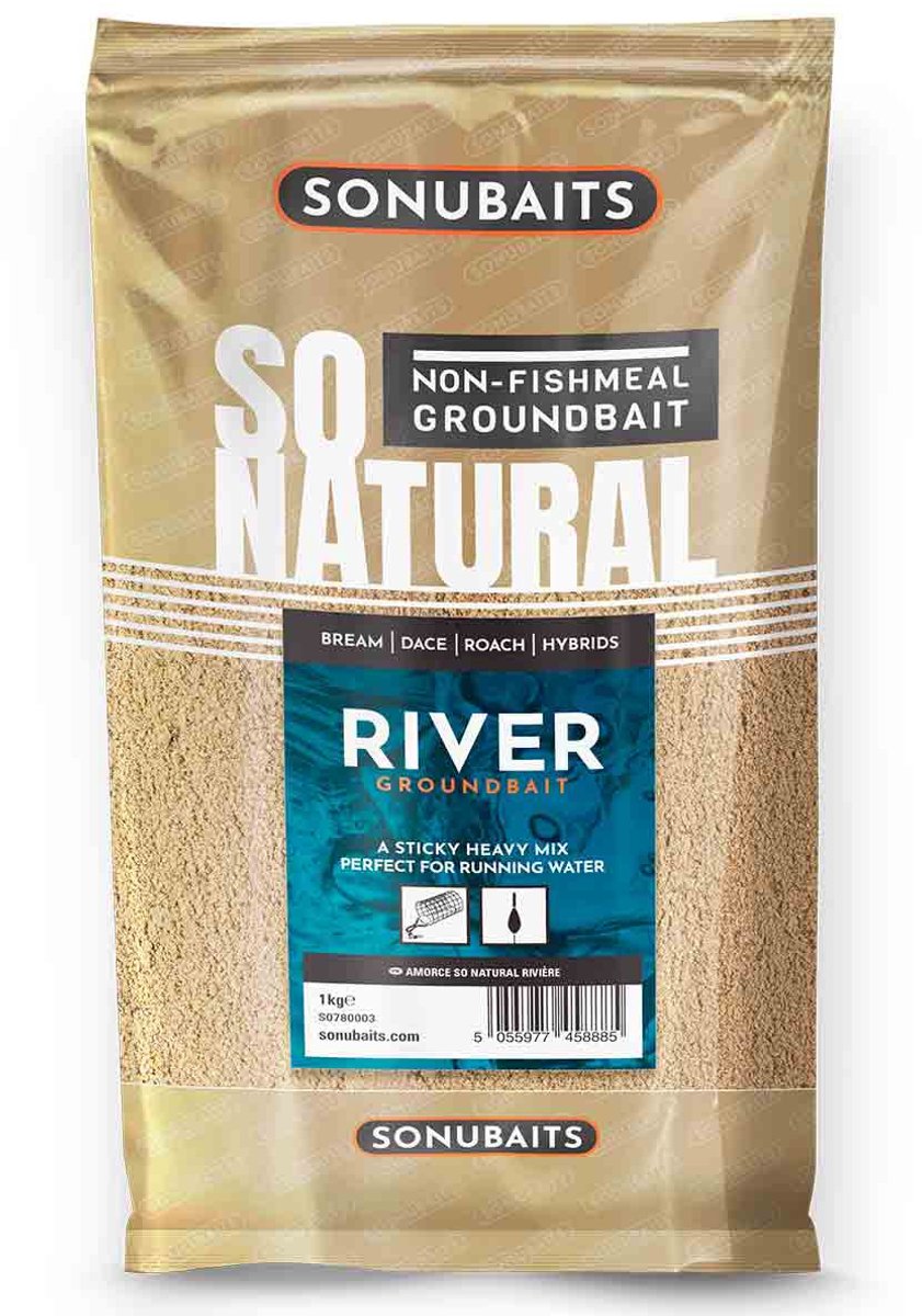Sonubaits So Natural Groundbait (1 kilo) - Soort : Black Roach (900g)