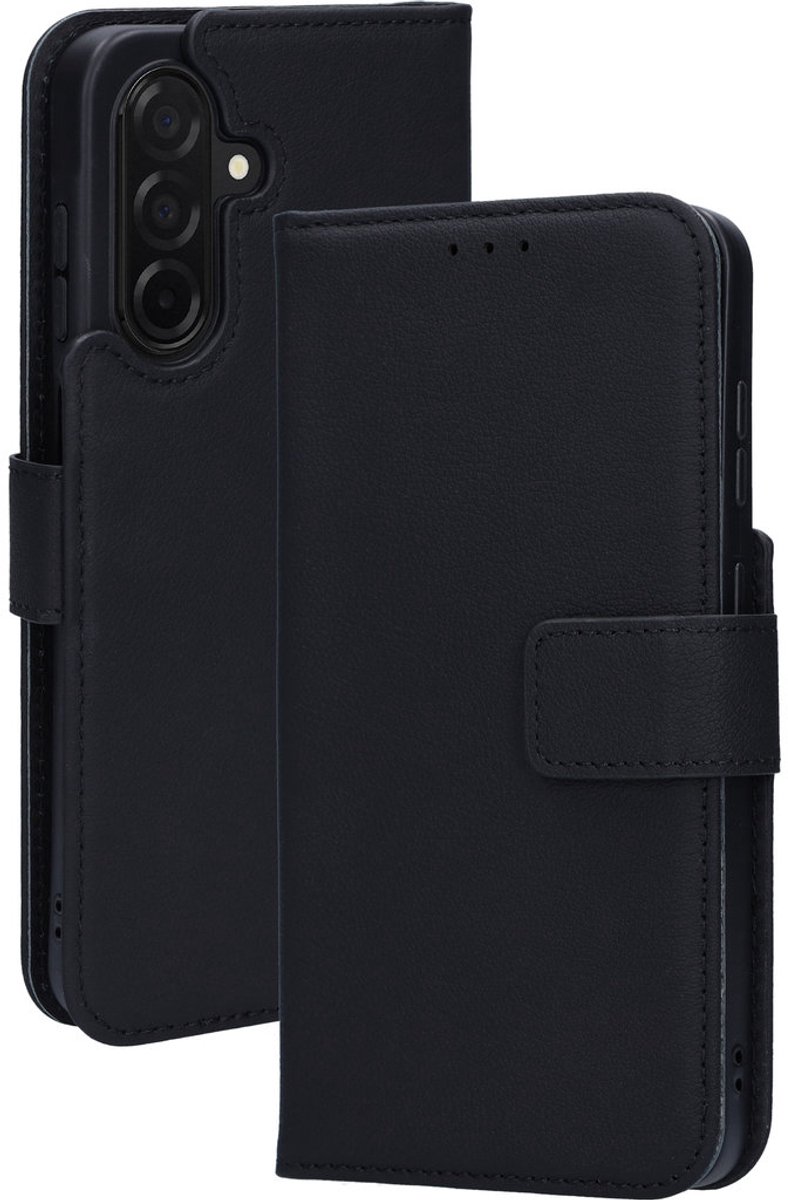 Mobiparts Leather Wallet Case geschikt voor Samsung Galaxy A26 - Zwart