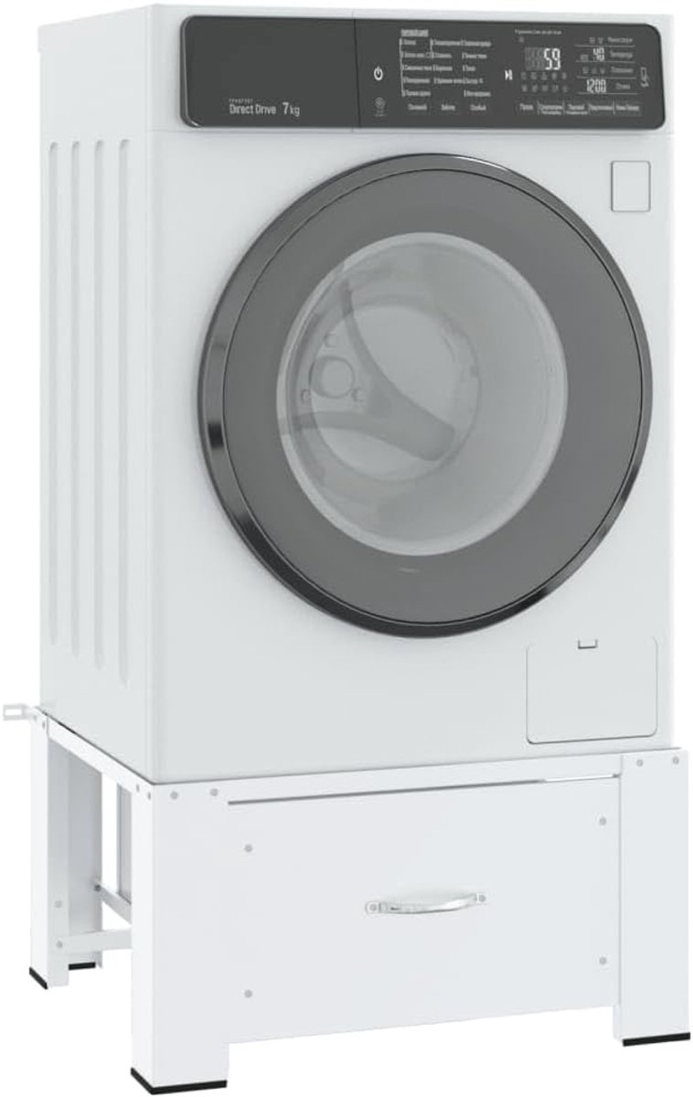 Lexium Wasmachine verhoger met lade - Wasmachine verhoger - Wasmachine sokkel - Wasmachine verhoger met lade - Wasmachine opbouwmeubel