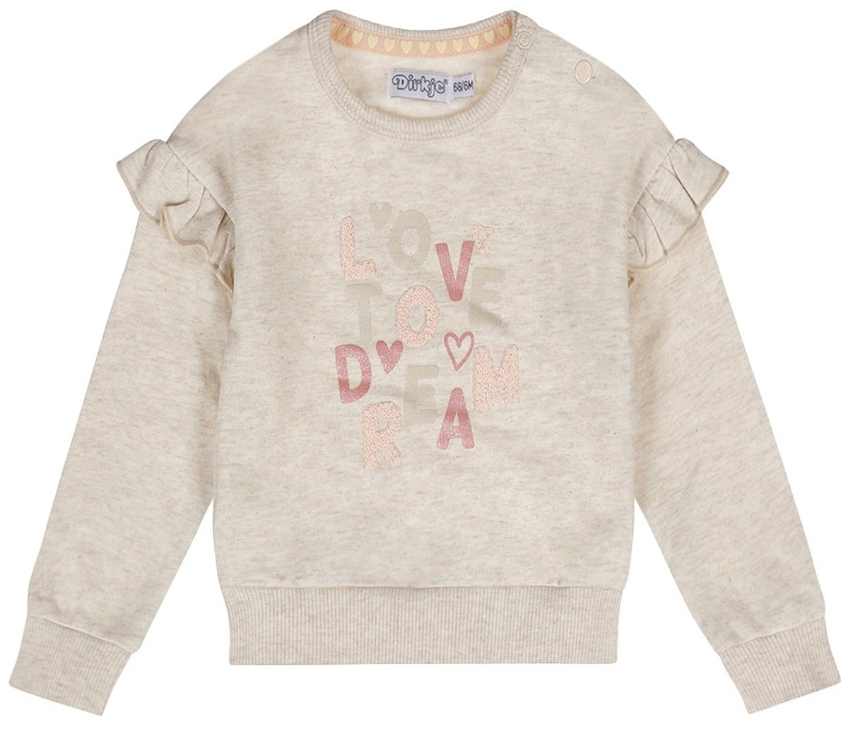 Dirkje Meisjes Trui - Off white