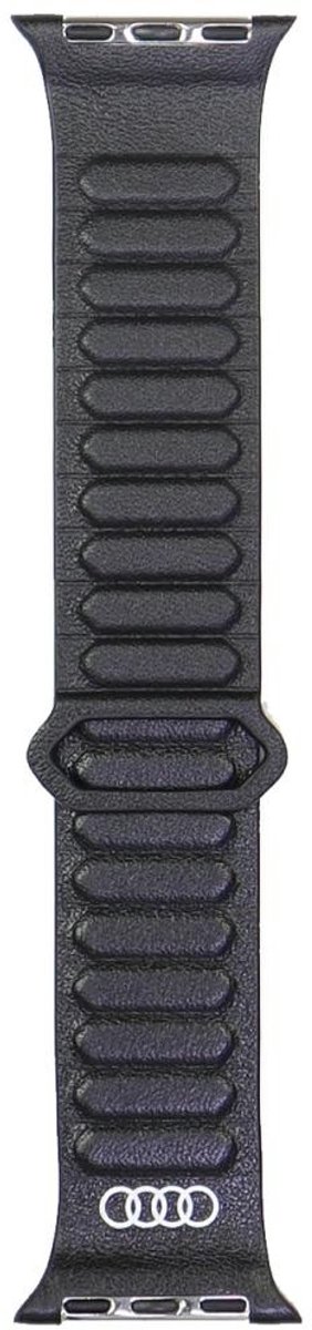Audi Apple Watch Band 40 41 42Mm Magnetische Ring Van Echt Leder