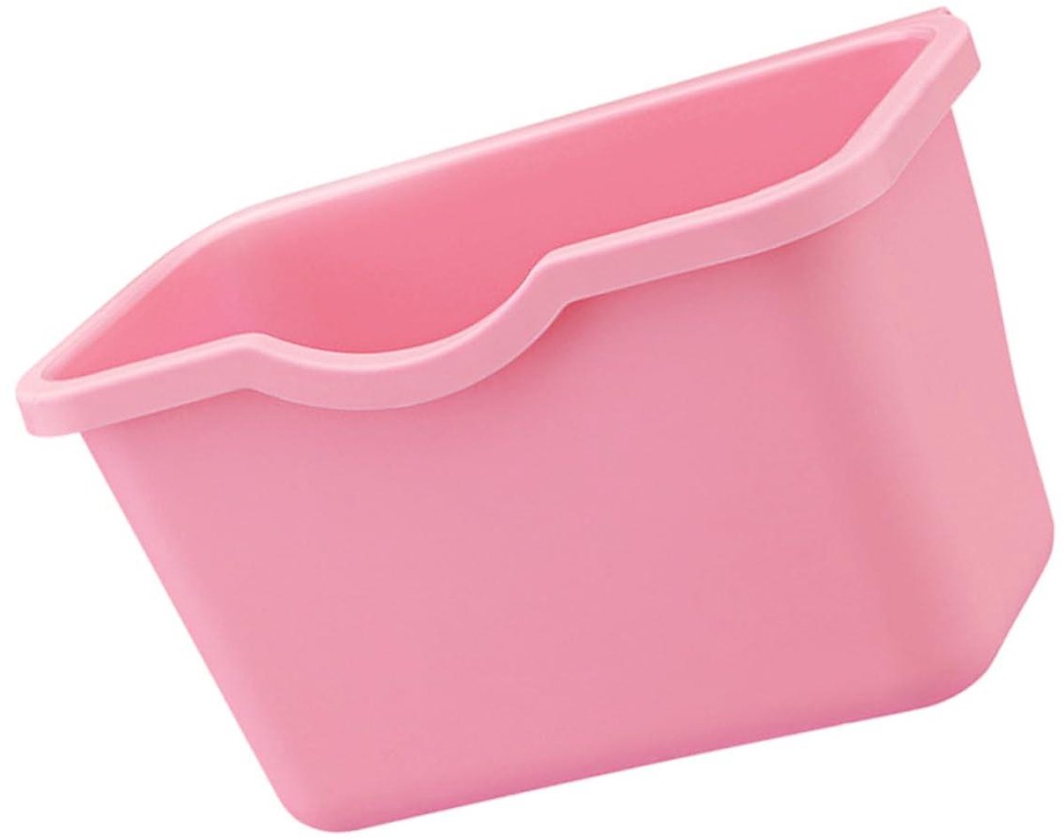 JGS Premium - Hangende prullenbak voor keuken - Opknoping mand voor plastic voedselafval - Roze kleurig