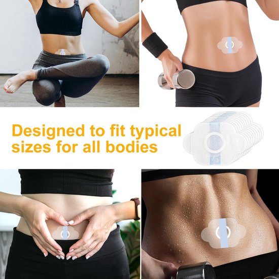BOXOB 20st Zelfklevende Ricinusolie-Pack Wrap, Ultrazachte PU-Folie Biologische Ricinusolie Navelpatches Pads Eenmalig Te Gebruiken Waterdicht Anti-Lek voor Slapen Lezen Yoga Ontspannen van BOXOB — afbeelding 2