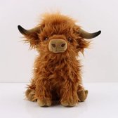 Peluche de simulation de vache des Highlands – 30 cm – Vache des Highlands en peluche douce – Peluche Highlander écossaise – Cadeau pour Enfants, Garçons et Filles Peluche Highlander douce et réaliste Cette peluche est inspirée du Highlander écossais