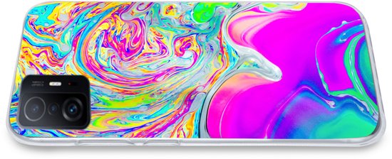 Coque Xiaomi 11 Lite 5G NE - Art - Couleurs - Psychédélique - Coque de téléphone en Siliconen