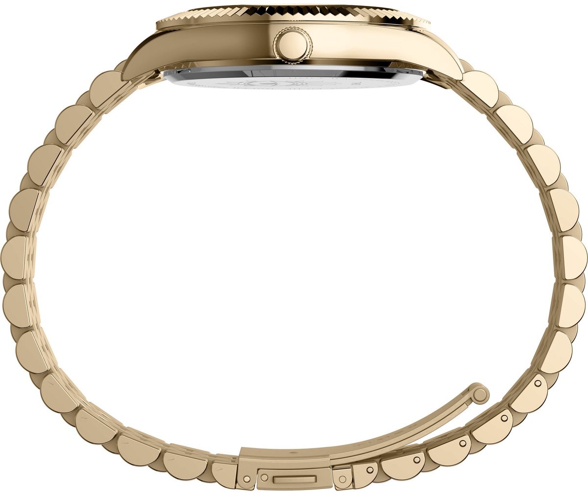 Timex Timex X Jacquie Aiche Quartz Analoog Horloge Gouden Toon Case: 100% Stainless Steel | Armband: 100% Stainless Steel 36 mm TW2Y45100YH